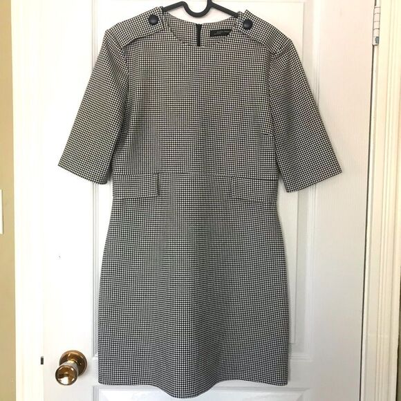 Zara Woman Dress Size Medium Black White - Picture 1 of 16